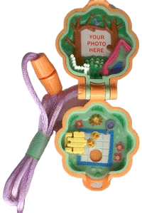 Vintage store Polly Pocket Bluebird 1991 Camp Days Locket Kraft Cheese & Macaroni Toy